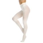 Women's 80 Den Soft Opaque Tights, Women's Tights - White