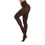 Women's 80 Den Soft Opaque Tights, Women's Tights - Brown