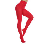 Women's 80 Den Soft Opaque Tights, Women's Tights - Red